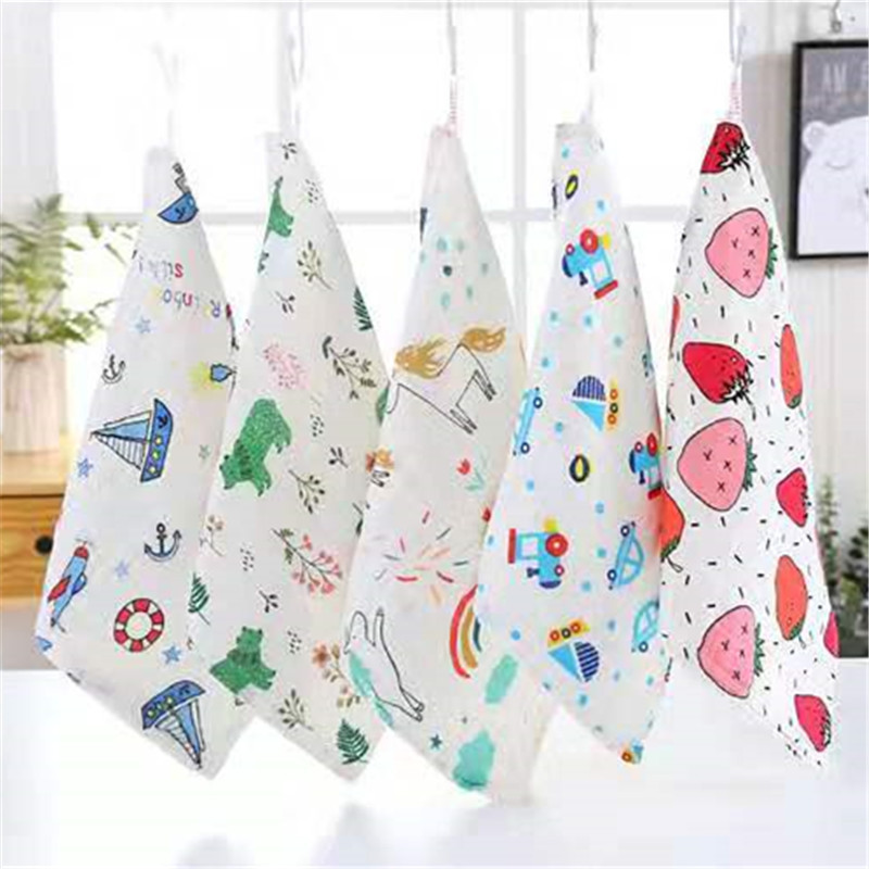 High-density 6-layer gauze saliva towel baby square towel high-density printing 6-layer washed gauze baby towel small towel High-density 6-layer gauze saliva towel baby square towel high-density printing 6-layer washed gauze baby towel small towel
