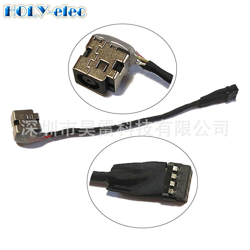 适用于惠普HP ProBook 430 440 450 455 470 G1 G2电源头电源接口