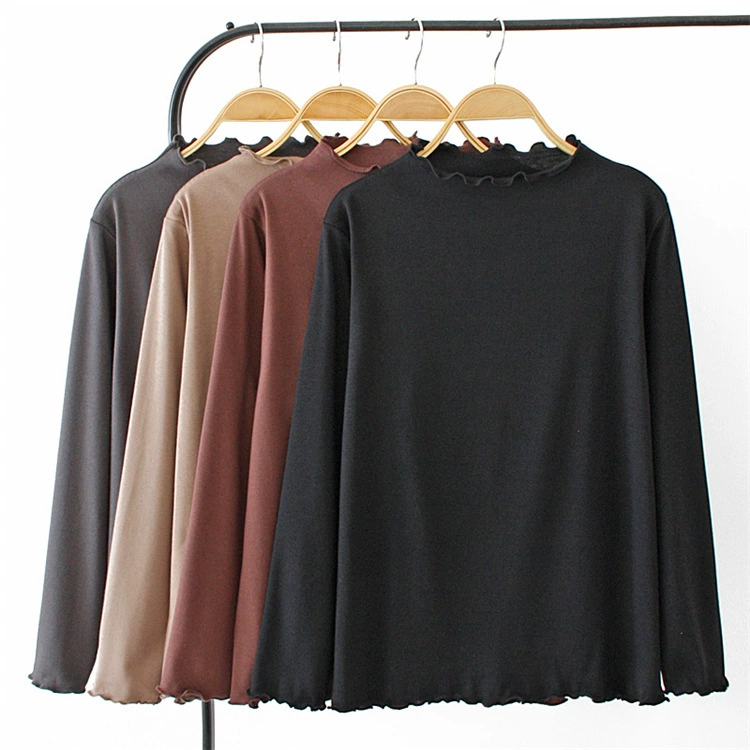 Осенний Новый пухленький свитер в Корейском стиле с кружевным воротником и длинными рукавами, универсальный пуловер больших размеров, женская одежда 6103