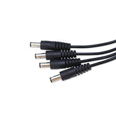 DC12V監控電源分支線一分四電源線DC5521一母四公分流線1拖4dc線