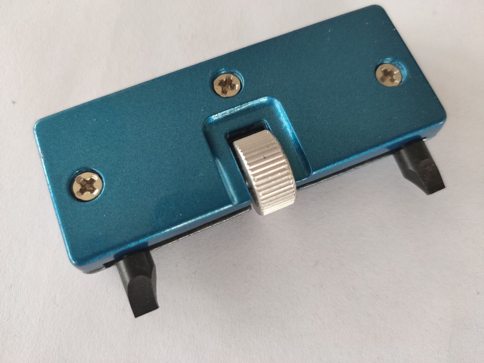 Herramienta de reparación de relojes portátil de dos patas de gran diámetro reloj abridor de reloj tapa trasera abridor herramienta de cambio de batería