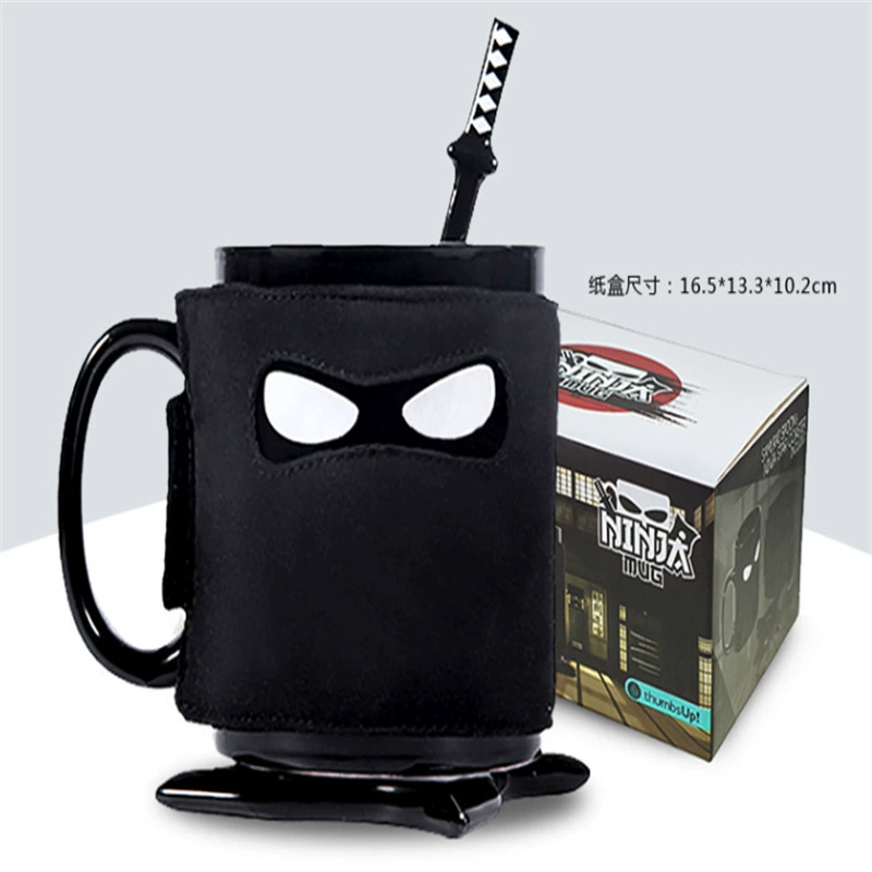 горячий продаж Naruto Ceramic Cup Coffee Cup Coffee Cup Pirate Mark Cup с ложкой Индивидуальная бутылка