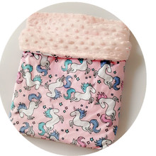 宝宝毛毯豆豆毯春夏婴儿毯双层法兰绒珊瑚绒抱毯儿童毯空调盖毯子