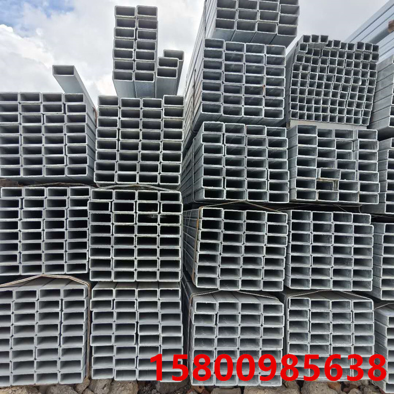 镀锌方管 钢结构专用方管100*4.0 幕墙装修用镀锌方管80*4.75