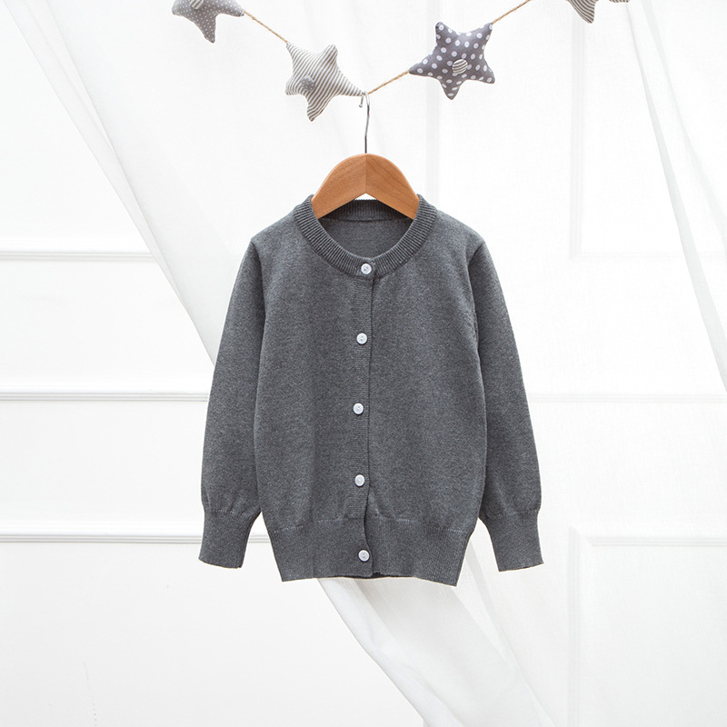 18088 쉘 버클 카디건 그레이