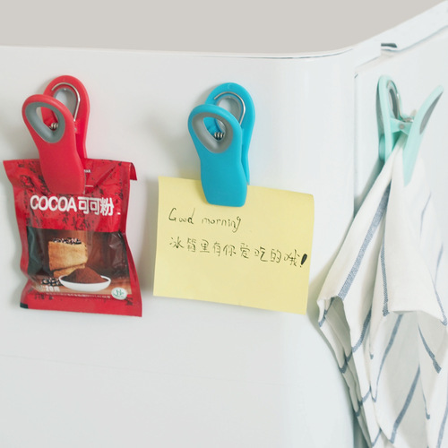 Creative magnetic sealing clip plastic snack bag sealing clip food preservation sealing clip plastic bag moisture-proof clip