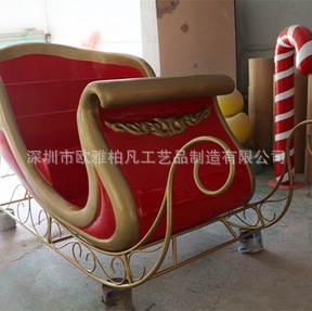 玻璃钢卡通圣诞老人节日 美陈大型摆件商场人物装饰室内外雕塑