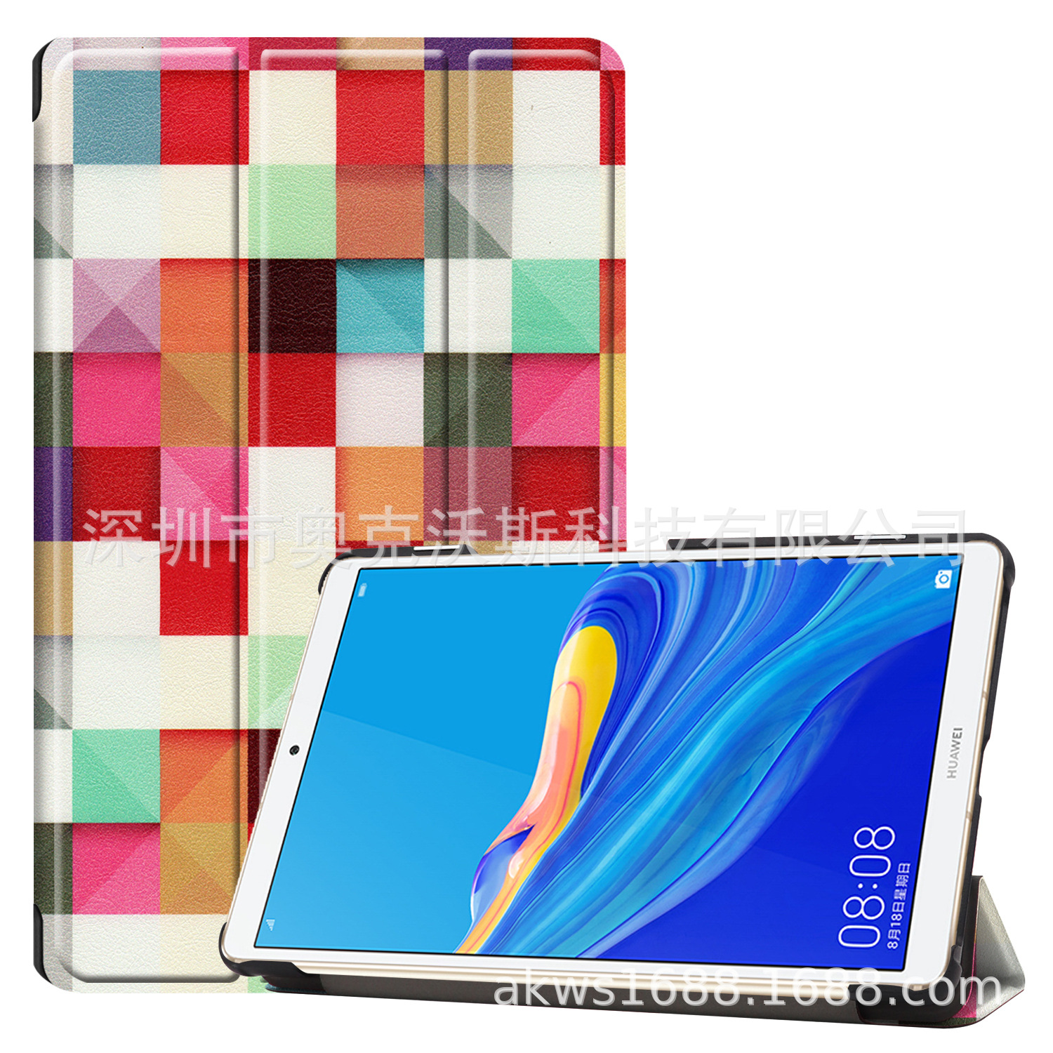 Suitable for Huawei mediapad M6 8.4 inch tablet PC protective case M6 VRD-W09 leather case in stock