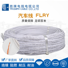 胜牌厂商直供 FLR6Y-A 1.0 PVC胶料 单芯多股纯铜电子线 现货批发