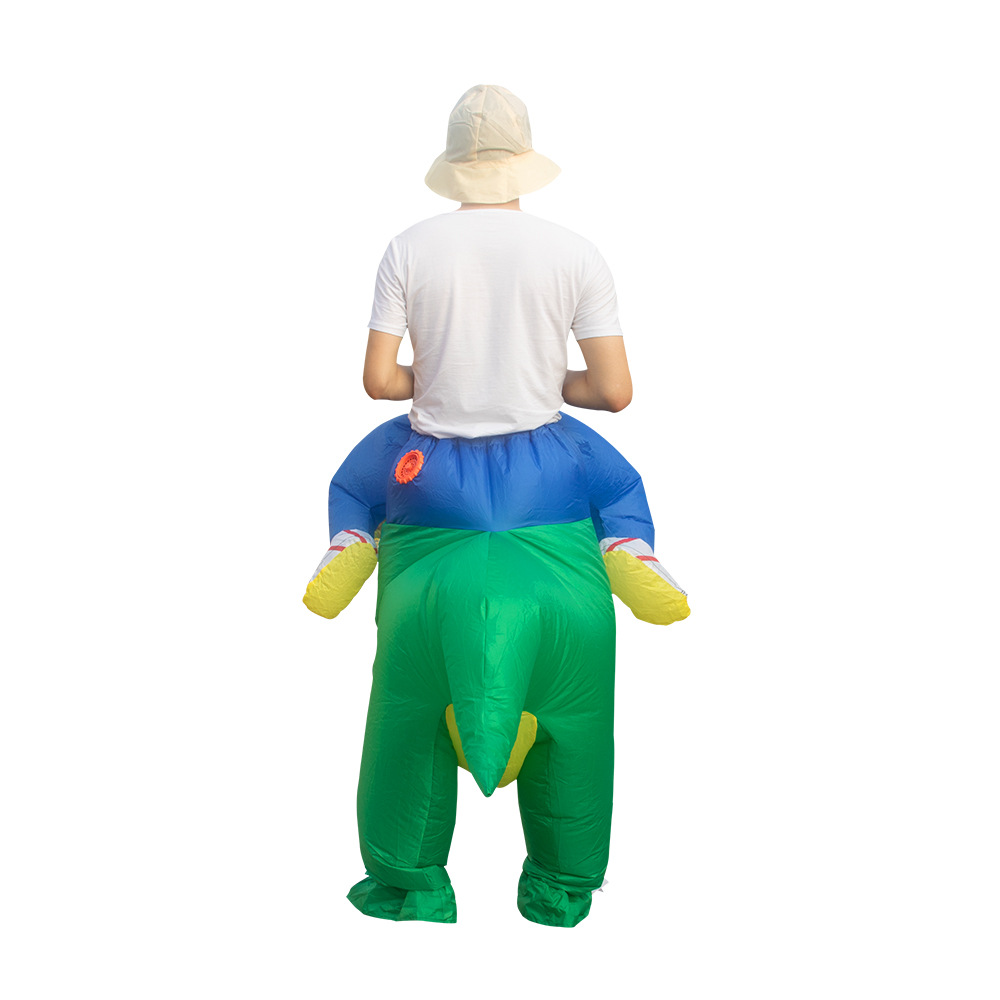 Amazon éxito adulto dinosaurio unicornio extraña ropa inflable ropa de espectáculo ropa de fiesta de Halloween