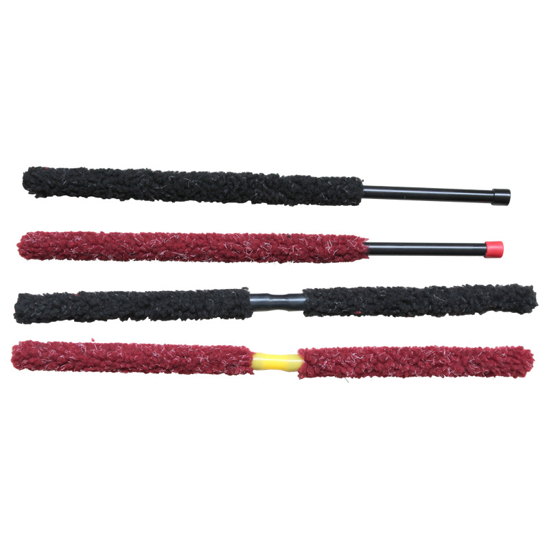 厂家批发户外设备灰尘清洁用品黑色红色单头双头棉质快速清洁棒