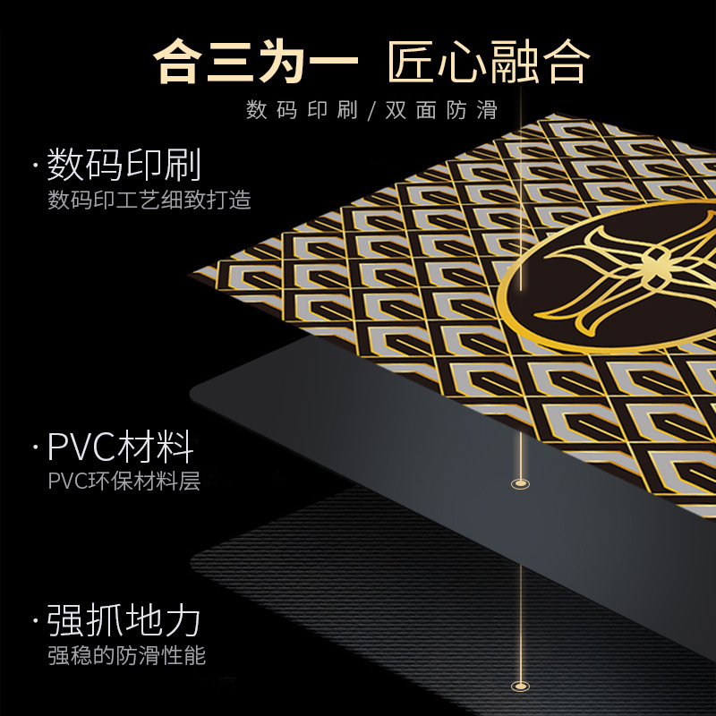 Amazon's Best-Selling High-Density Pvc Yoga Mat for Home Fitness and Dance, with Luxurious Gold Stamping, Non-Slip and Shock-Absorbing Amazon's Best-Selling High-Density Pvc Yoga Mat for Home Fitness and Dance, with Luxurious Gold Stamping, Non-Slip and Shock-Absorbing