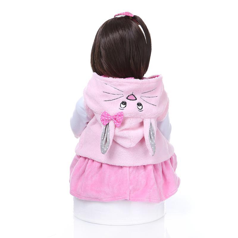 NPK nuevo pelo largo reborn niño princesa muñeca hermosa falda niñas como para acompañar Juguetes