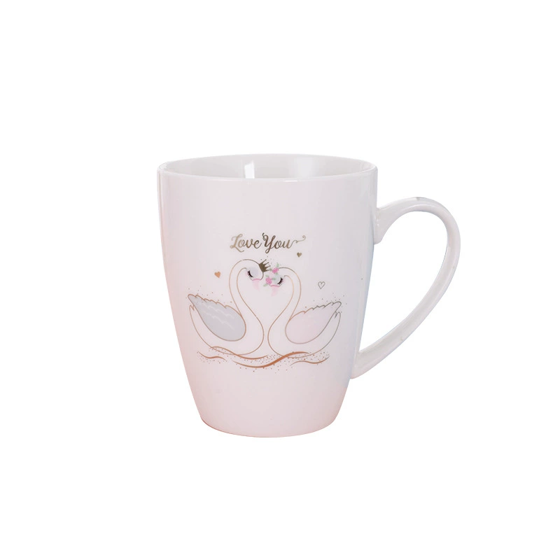 Оптовая Cartoon Ceramic Cup 520 Couple Smok Malker Cup Cup Coffee Cup Water Cup Advertising Gift