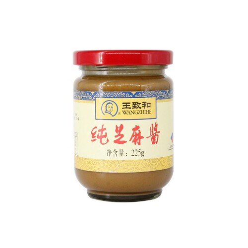 Mix together Wang Zhihe pure sesame paste, peanut butter, Liu Bei Ju black sesame paste hot pot dipping sauce, spicy hot pot, hot pot, cold noodles