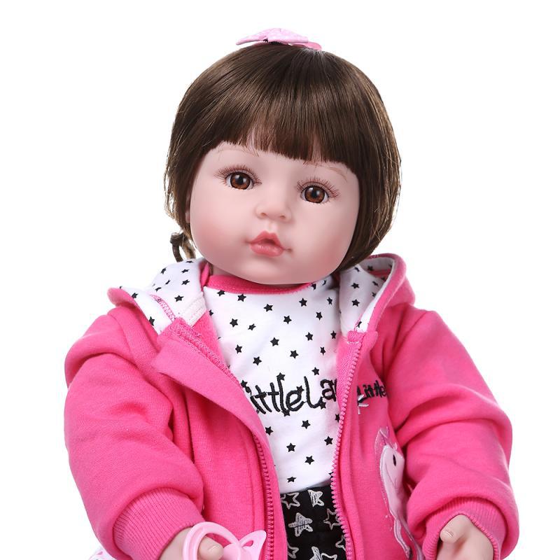 NPK nuevo pelo largo reborn niño princesa muñeca hermosa falda niñas como para acompañar Juguetes