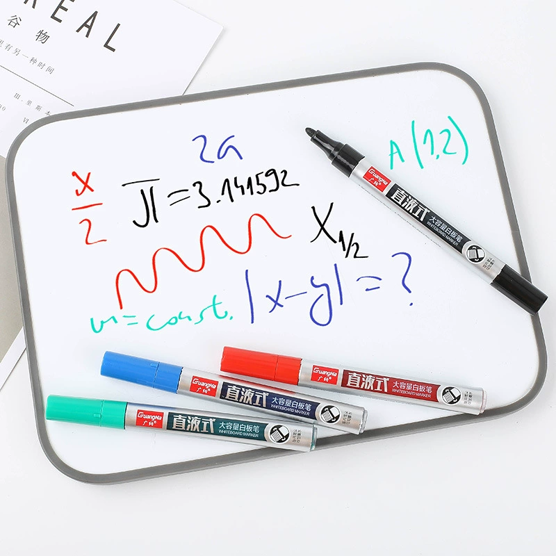 Guangna MP528 прямая жидкая стираемая ручка для белой доски 12 цветов на водной основе нетоксичные цветные канцелярские принадлежности оптом