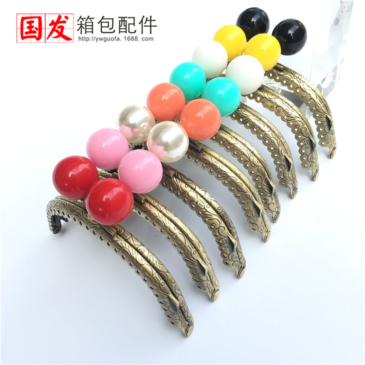 Para hacer productos: 10.5CM arco dragón-fénix flores de encaje caramelo cabeza oro 24 colores opcional 0316 - GT