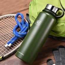 户外真空304不锈钢保温杯便携大容量运动水壶印刷logo