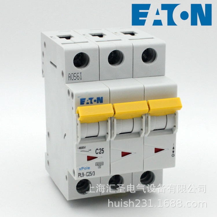 EATON/伊顿 小型断路器 PL9-C25/3 XPOLE