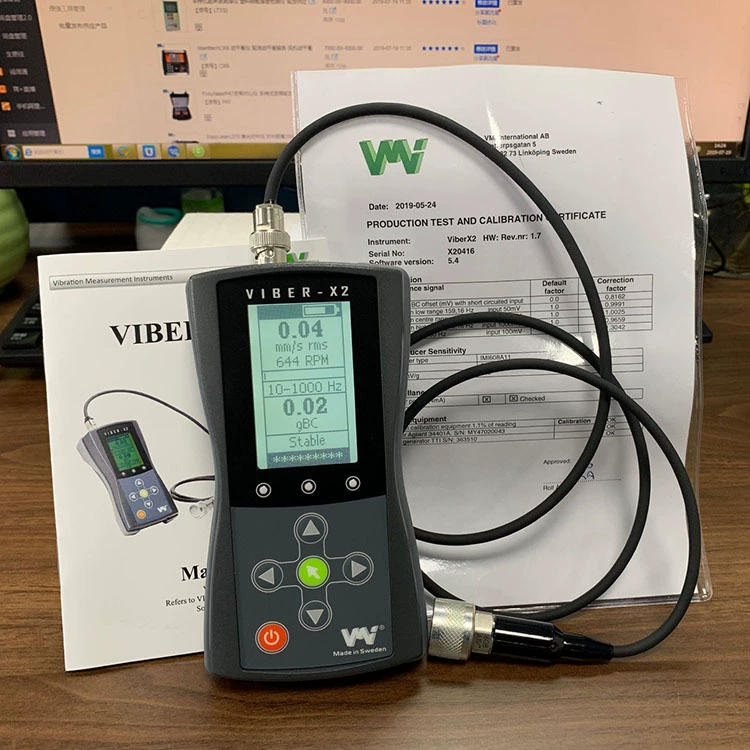 Детектор вибрации подшипников VMI viber x2, измеритель вибрации вентилятора двигателя, измеритель вибрации