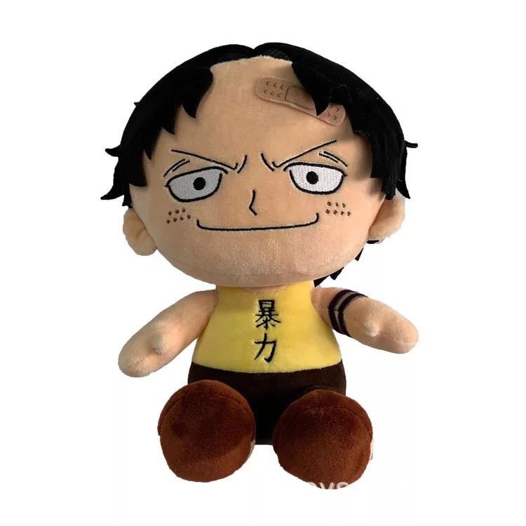 Rey del mar de dibujos animados Qiao Ba muñeca de una pieza Luffy muñeca de peluche de juguete colgante de una sola pieza entrega directa de fábrica ventas