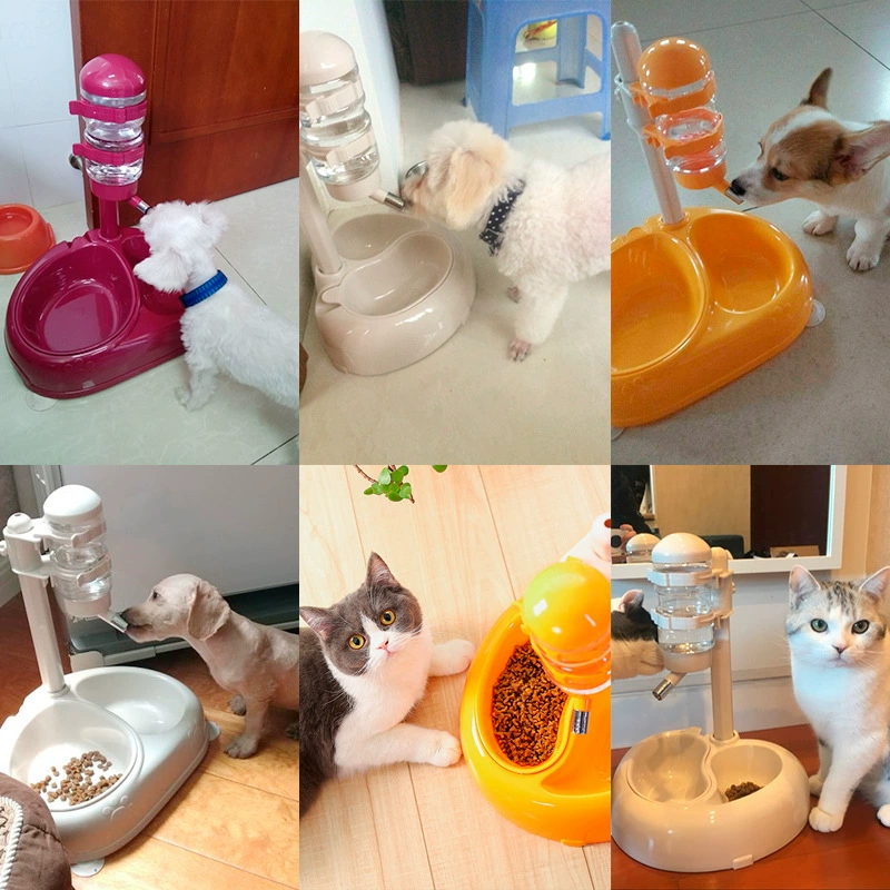 Dog drinking water heater Pet automatic drinking machine hanging water drinking water drinker teddy cat feed water bowl dog dog kettle