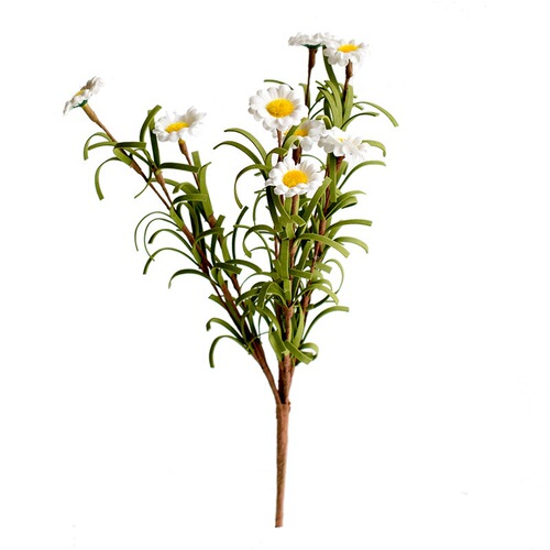 8 heads of simulated flowers, small daisies, country home, PE rubber flowers, silk flowers, fake flowers, jumping orchid, small wild chrysanthemum factory wholesale 