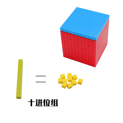 Mathematics square geometry 121 pieces of Montessori early education teaching aids decimal set educational toys brain development