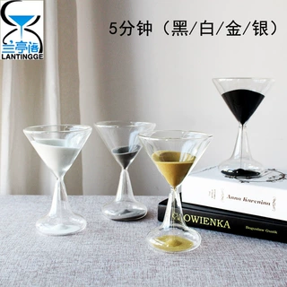 创意礼品沙漏厂家玻璃家居摆件5分钟吧台酒柜酒杯沙漏商务生日