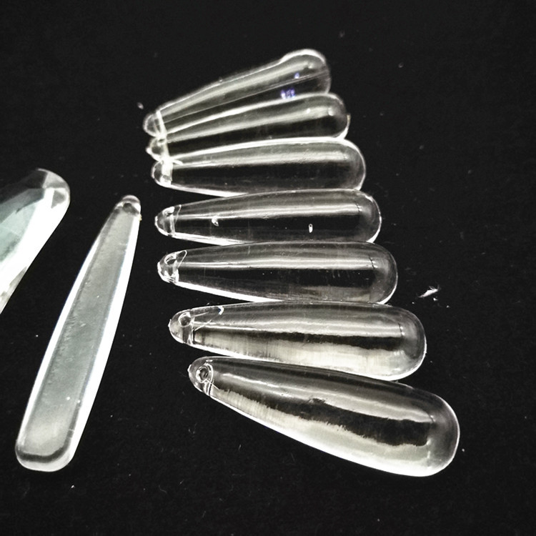 Acrylic transparent glossy beads