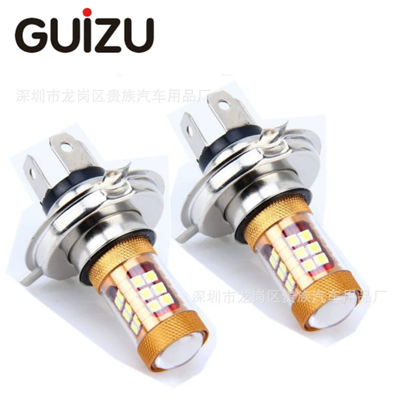 Автомобильная LED-фара, хит продаж, 28W, H4/H7, 3030, 28 LED, мощная передняя противотуманная фара