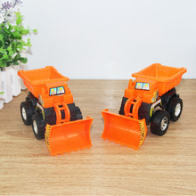 滑行益智儿童玩具工程车模型小车子两元店地摊热卖套圈圈玩具厂家