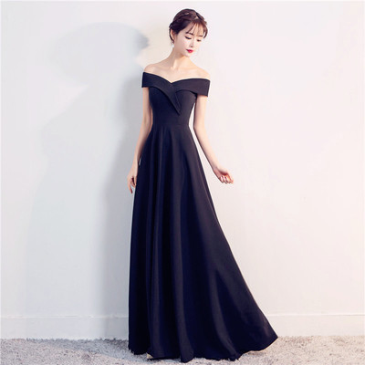 Bride's Toast Dress 2026 Spring/Summer New Long Wedding Dress Modern Red Off-Shoulder Banquet Evening Gown for Women Bride's Toast Dress 2026 Spring/Summer New Long Wedding Dress Modern Red Off-Shoulder Banquet Evening Gown for Women