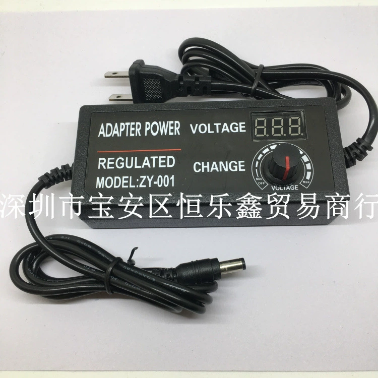 3-12V5A 9-24V3A Регулируемый источник питания водяной насос шлифовальный мотор светодиодный с адаптером для цифрового дисплея