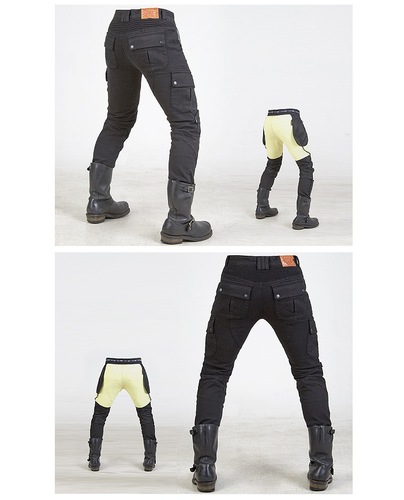 Cross-border wholesale Kevlar motorcycle jeans for men and women high elastic motorcycle riding pants racing pants