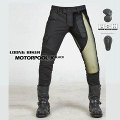 Cross-border wholesale Kevlar motorcycle jeans for men and women high elastic motorcycle riding pants racing pants