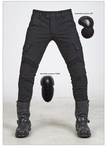 Cross-border wholesale Kevlar motorcycle jeans for men and women high elastic motorcycle riding pants racing pants