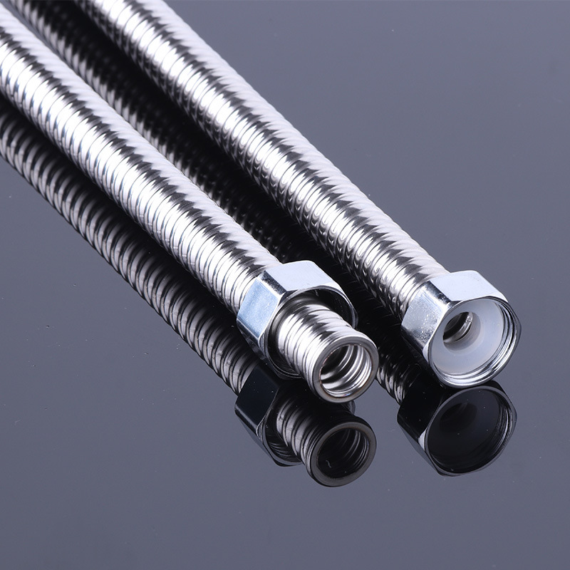 Zmani braided stainless steel corrugated pipe water inlet hose can bend high-pressure hard pipe water heater water inlet pipe