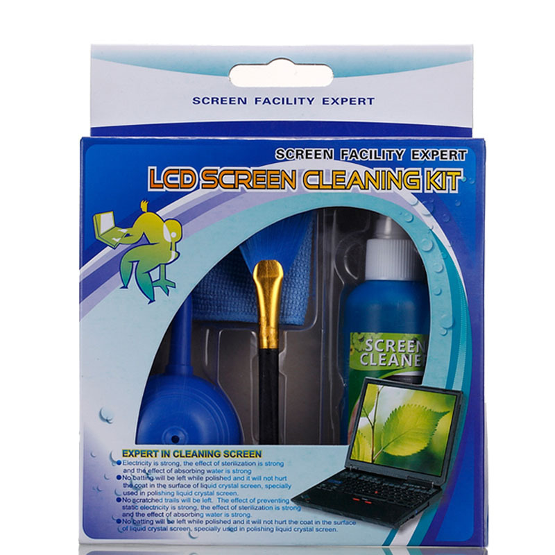 Factory Wholesale Computer Peripheral Cleaning Supplies Laptop Screen Cleaning Four-Piece Set Camera Lens Cleaning Kit