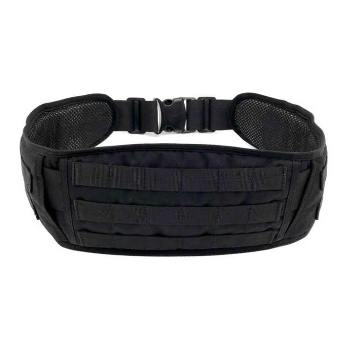 (2개) 야외 다기능 전술 벨트 패딩 하중 베어링 MOLLE 벨트 매달려 허리 가방 추가 가방 도매