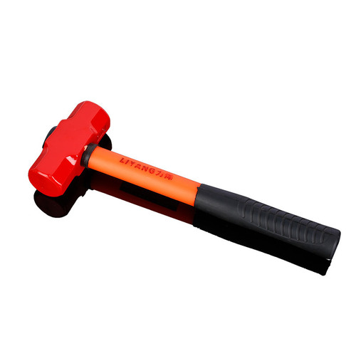 Manufacturer's own PPR handle octagonal hammer plastic-coated handle octagonal hammer shockproof percussion hammer fiber handle hammer