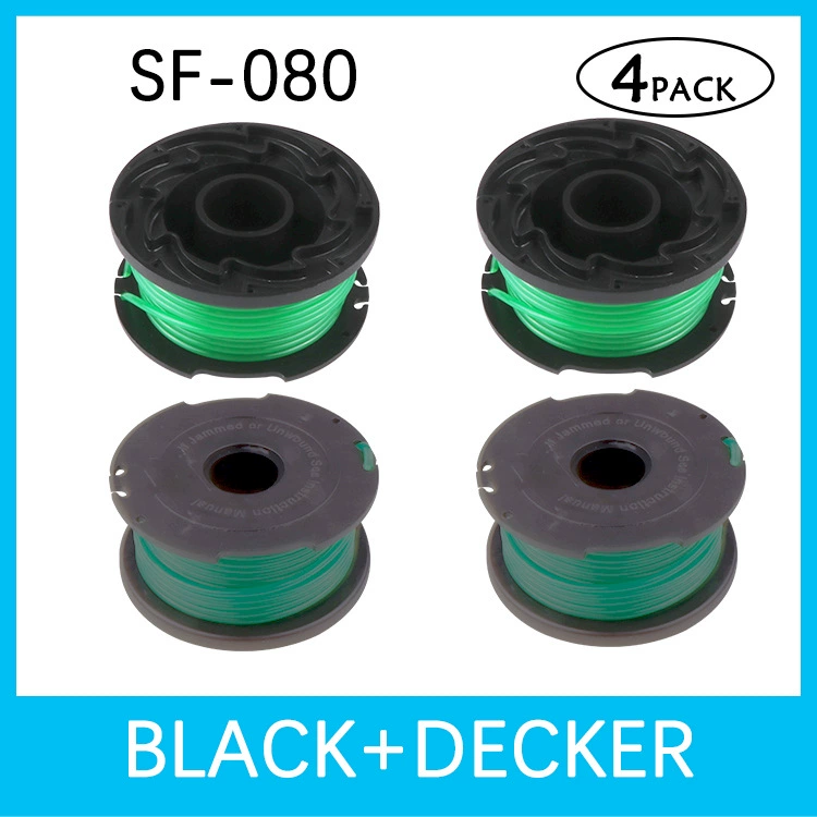 Трансграничная Горячая продажа пленки SF-080 Замена черный + палубный аксессуары для газонокосилки проволочная катушка для скашивания 4 шт. В упаковке