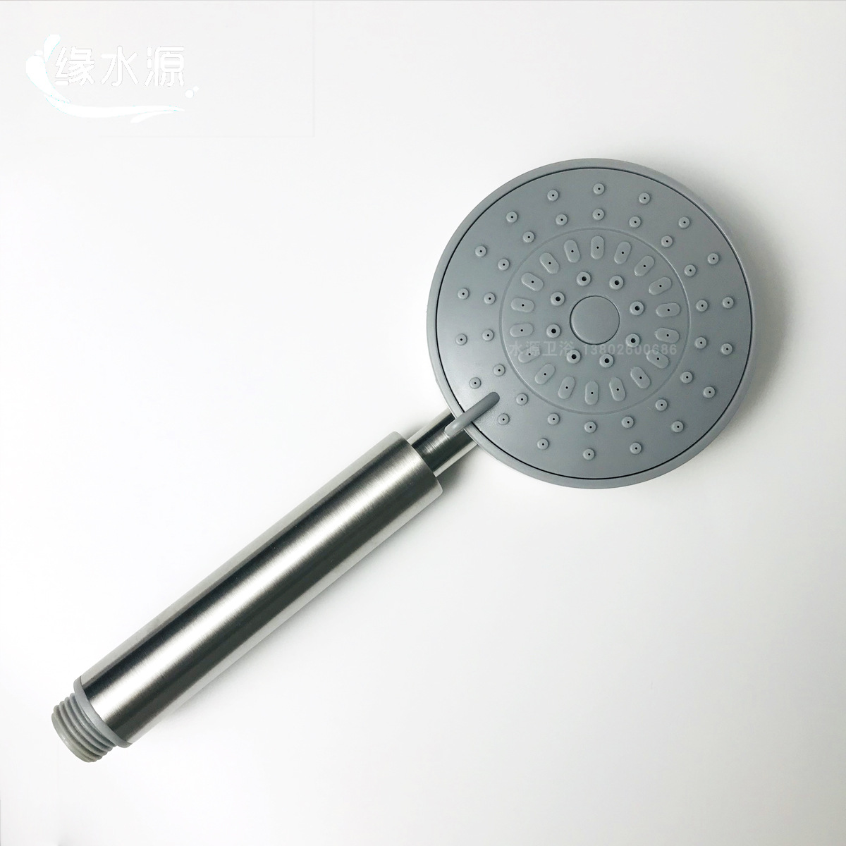 Factory in Stock New 304 stainless steel Three-function shower head three-speed supercharged water hand-held shower nozzle wholesale
