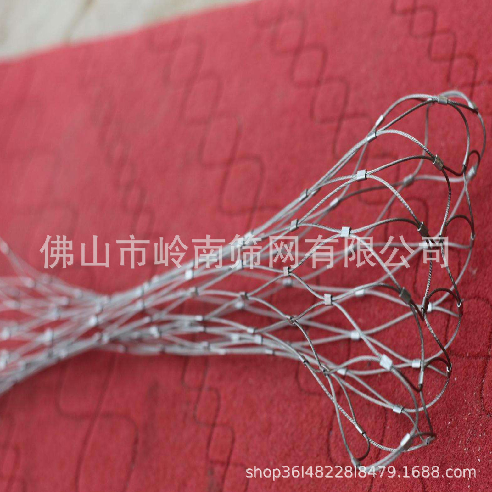 卡扣钢丝绳网 动物园防护网 高空防坠钢丝绳网阳台防盗网防盗窗