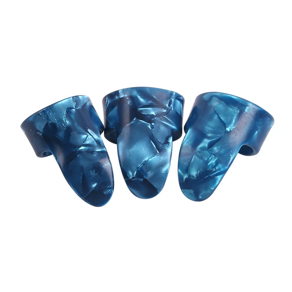 Right -handed index finger light blue