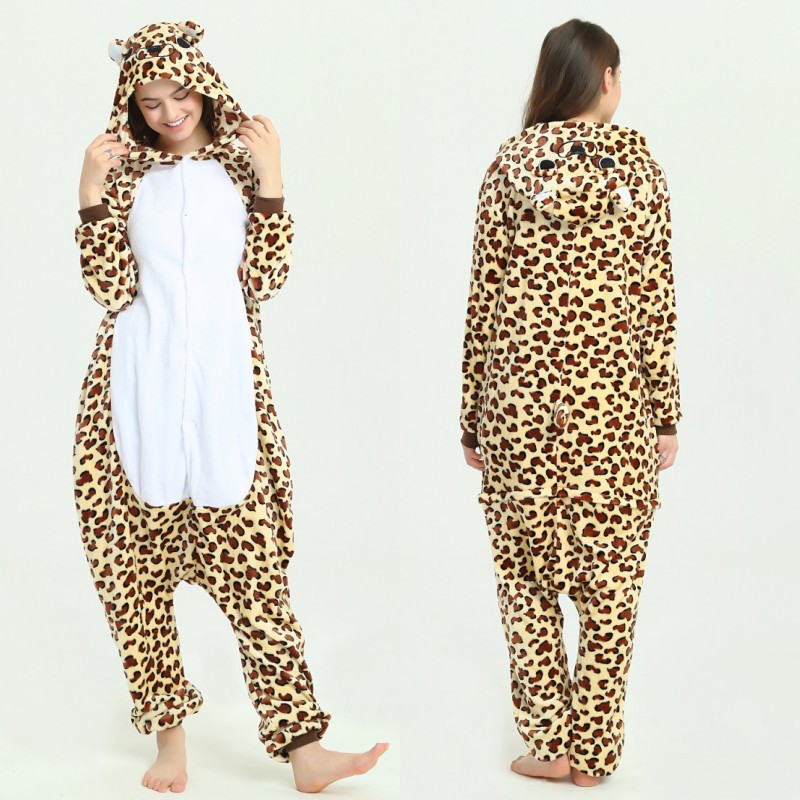 FUENTE Fábrica al por mayor pareja niños de dibujos animados animal de una sola pieza pijamas de franela Otoño e Invierno engrosada dinosaurio cálido