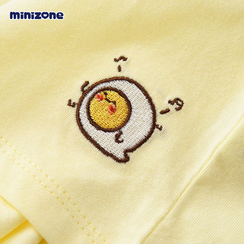 minizone autumn clothing children's early spring new contrast raglan long-sleeved T-shirts for older children casual round neck tops trendy