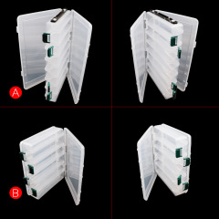 Shark Lure Dual-Sided Bait Box, Lure Storage Box, Fake Lure Accessories, Large Capacity Fishing Tackle Box