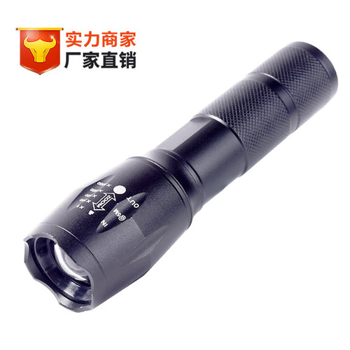 Aluminum Alloy High-Intensity Amazon A100 Telescopic Focus Outdoor Handheld T6 Gift High-Intensity Flashlight
